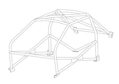 ALFA ROMEO 75 GTV Coupe Multipoint T45 roll cage kit.
