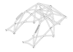 BMW 1 Series Coupe E82 International Multipoint T45 roll cage kit. FIA Certificated