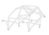 BMW E36 + M3 2dr International Multipoint T45 roll cage kit. FIA Certificated