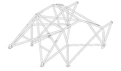 BMW Mini R50 and R53 International Multipoint CDS roll cage kit. FIA Certificated