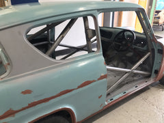 FORD Anglia Historic T45 roll cage kit. MS UK Compliant to Appendix K