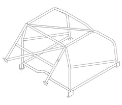 FORD Capri Mk1 Historic T45 roll cage kit. MS UK Compliant to Appendix K