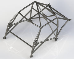 FORD Mustang Notchback T45 roll cage kit. FIA Certificated