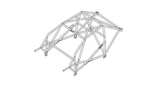 HONDA Civic FK2 Multipoint T45 roll cage kit. FIA / MSUK certificated