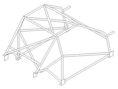 LANCIA Fulvia Historic T45 roll cage kit. MS UK Compliant to Appendix K