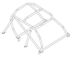 LANCIA Stratos Historic T45 roll cage kit. MS UK Compliant to Appendix K