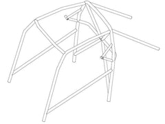MITSUBISHI Lancer EVO X Bolt-in roll cage