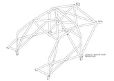 NISSAN 200SX S14 Multipoint T45 roll cage kit