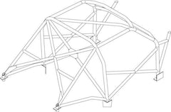 PEUGEOT 106 Stock Hatch Race Multipoint T45 roll cage kit