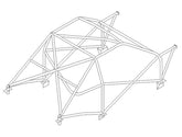 PEUGEOT 205 International Multipoint T45 roll cage kit. FIA / MSUK Certificated