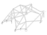 PEUGEOT 306 F2 International Multipoint T45 roll cage kit. FIA/MSUK Certificated