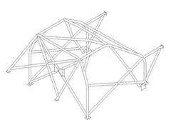 PORSCHE 968 Multipoint T45 roll cage kit