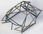 PORSCHE 997 Ligero Internacional Multipunto T45 kit de jaula antivuelco FIA Certificada