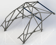 RENAULT Clio MK3 International Multipoint T45 roll cage kit. FIA/MSUK Certificated