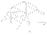 SUNBEAM Rapier Historic CDS roll cage kit. MS UK Compliant to Appendix K