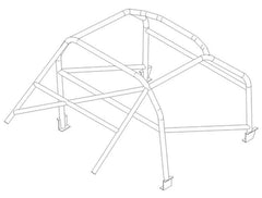 SUNBEAM Tiger Historic T45 roll cage kit. MS UK Compliant to Appendix K