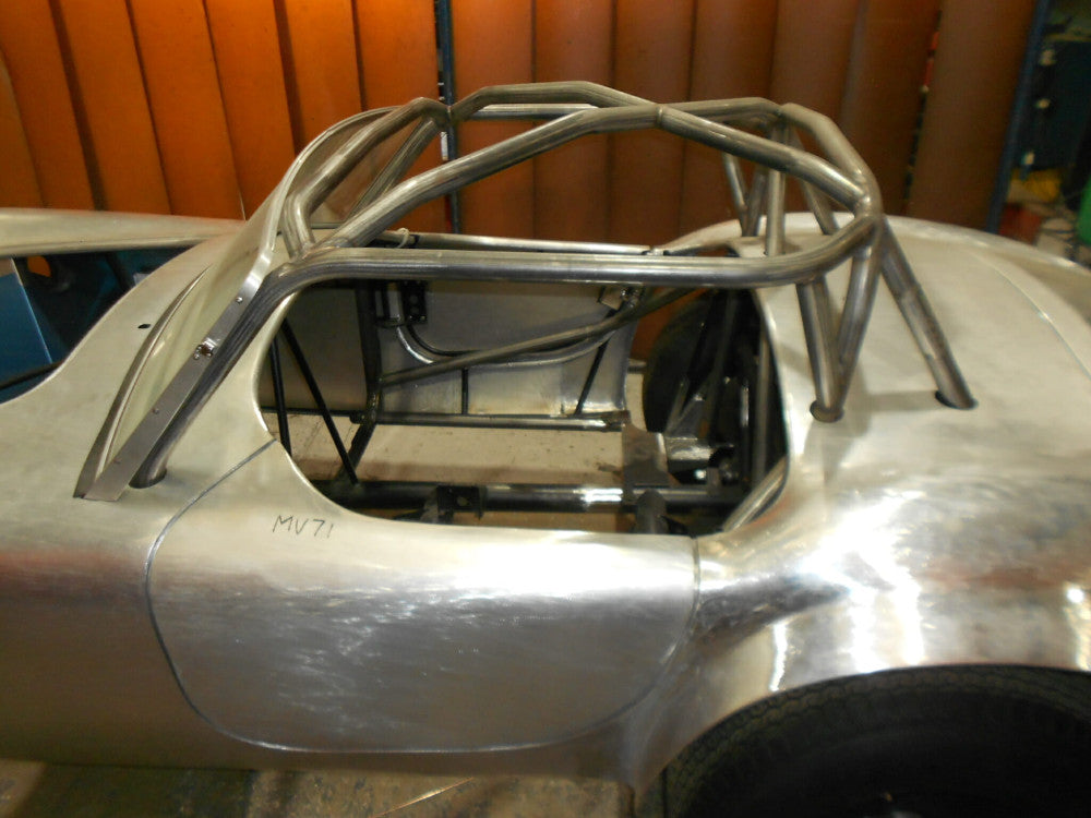AC Cobra Historic T45 roll cage FIA Certificated
