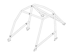 AUSTIN Healey Historic CDS roll cage kit. MS UK conforme à l'annexe K