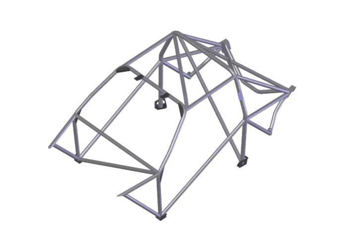 BMW E30 Factory Style (OFS) Multipoint 25CrMo4 roll cage kit