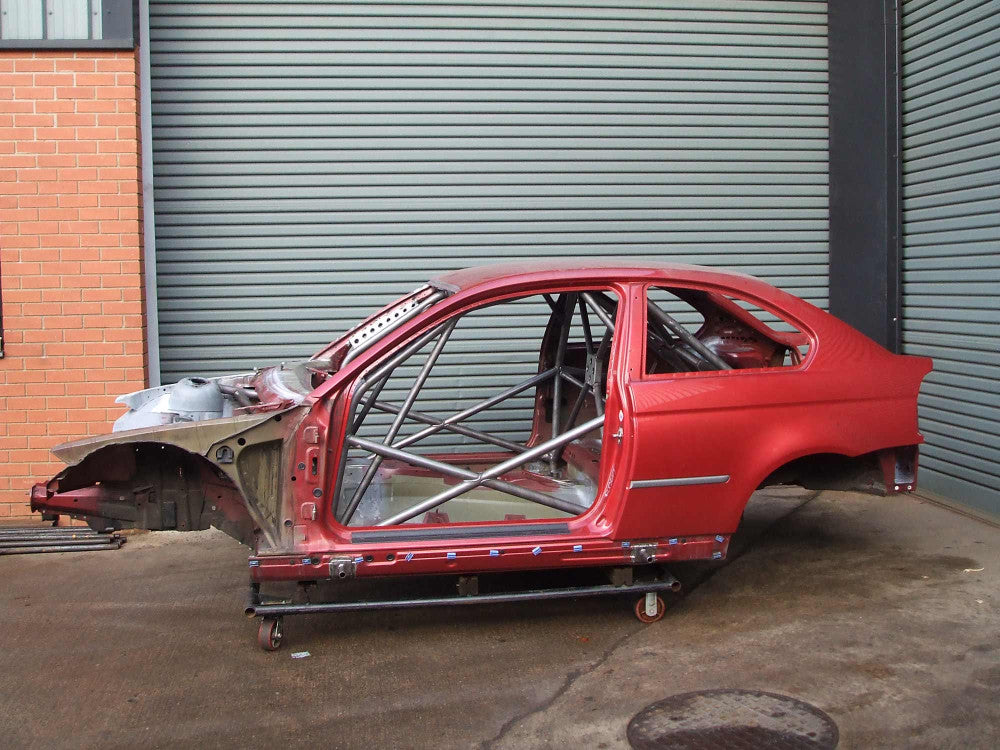 BMW E46 Compact International Multipoint T45 roll cage kit. FIA Certificated