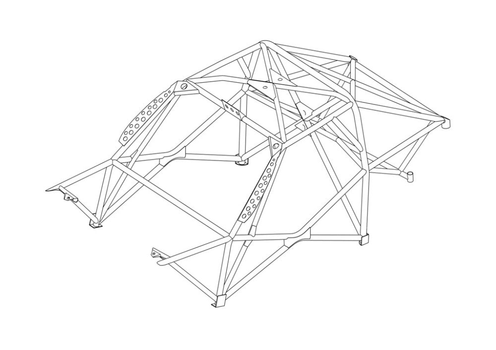 BMW E92 International Multipoint T45 roll cage kit. FIA Certificated