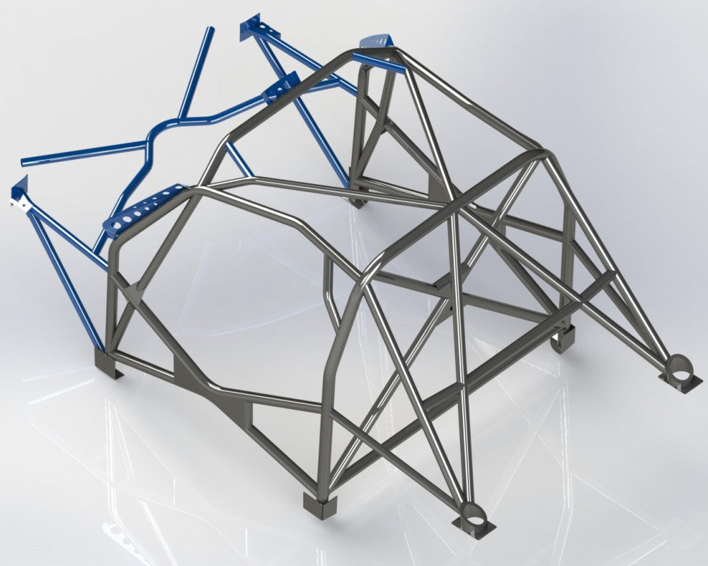 BMW Mini 2nd gen 2007 on R56 Multipoint T45 roll cage kit FIA Certificated