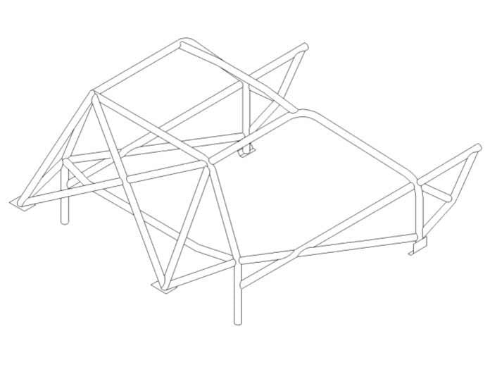BMW Z3 Coupe Multipoint CDS roll cage kit