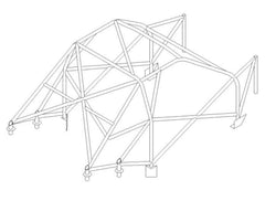 CITROEN Xsara Multipoint T45 kit de jaula antivuelco Certificado FIA