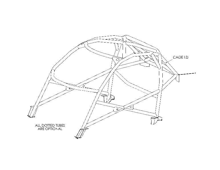 DATSUN 240Z Historic T45 roll cage kit FIA/MSUK Certificated to Appendix K
