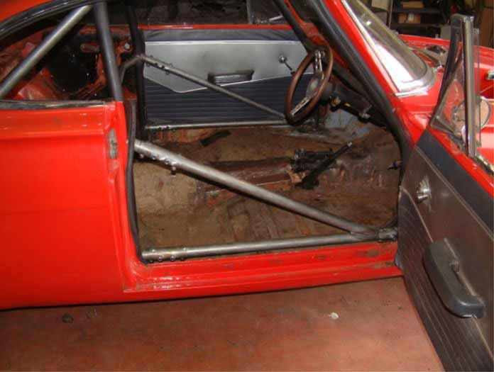 FORD Classic Capri Historic T45 roll cage kit. MS UK Compliant to Appendix K