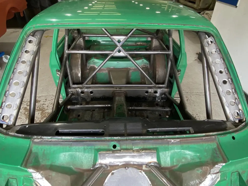 FORD Escort Mk2 2020 Spec Multipoint T45 roll cage kit. FIA/MSUK Certificated