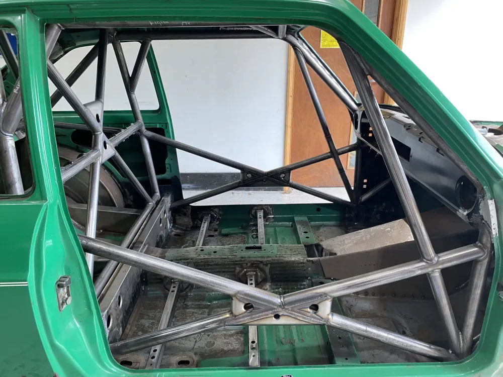 FORD Escort Mk2 2020 Spec Multipoint T45 roll cage kit. FIA/MSUK Certificated