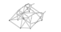 FORD Focus 2010> MK3 Multipoint T45 roll cage kit