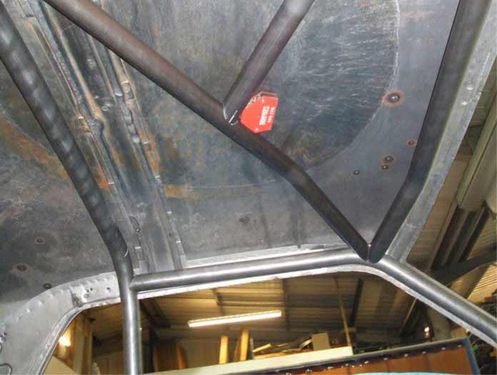 FORD Mustang Notchback International T45 roll cage kit. FIA Certificated