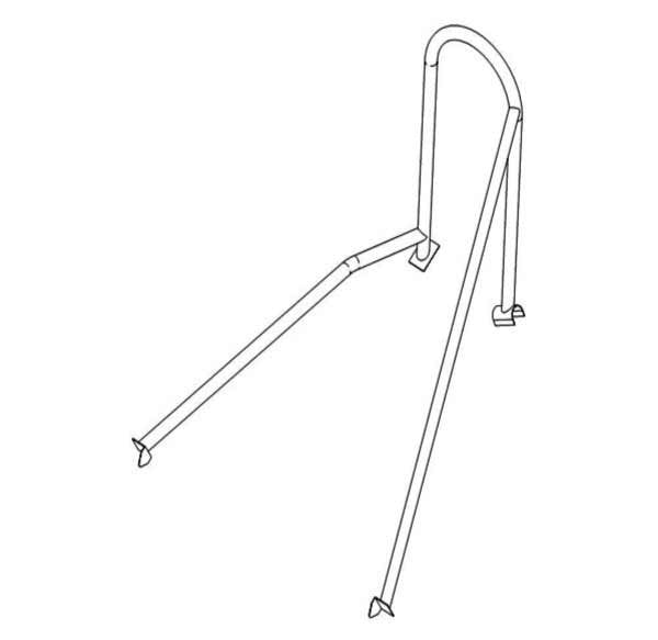 Kit d'arceau de sécurité MG MGA Historic T45. MS UK conforme à l'annexe K