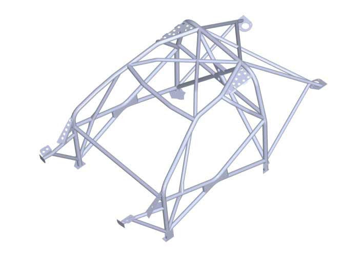MITSUBISHI Lancer EVO 4 5 & 6 International Multipoint T45 roll cage kit. FIA / MSUK Certificated