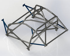 TOYOTA MR2 Mk3 00-07 Multipoint T45 Roll Cage kit FIA Minima
