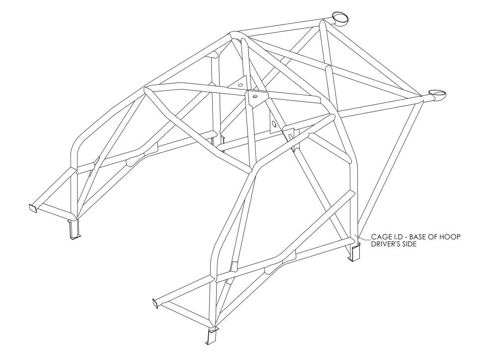 NISSAN 200SX S14 Multipoint T45 roll cage kit