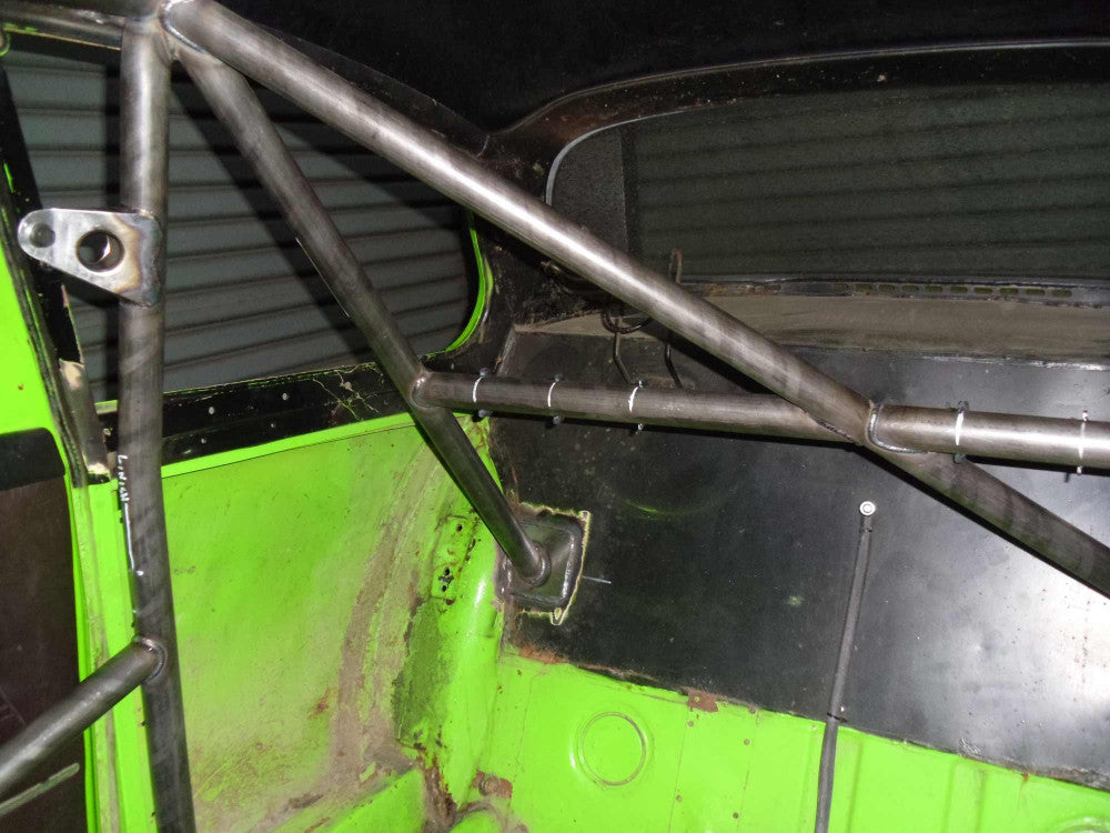 SAAB 96 Historic T45 roll cage kit. MS UK Compliant to Appendix K