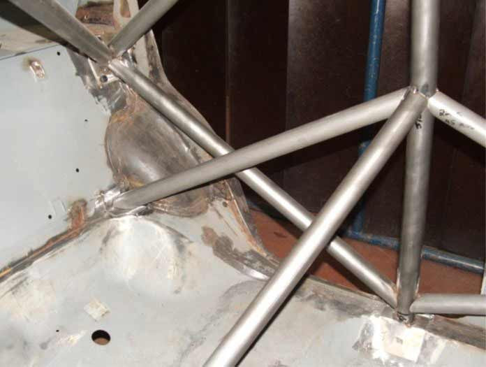 SIMCA Rallye Historic CDS roll cage kit. MS UK Compliant to Appendix K