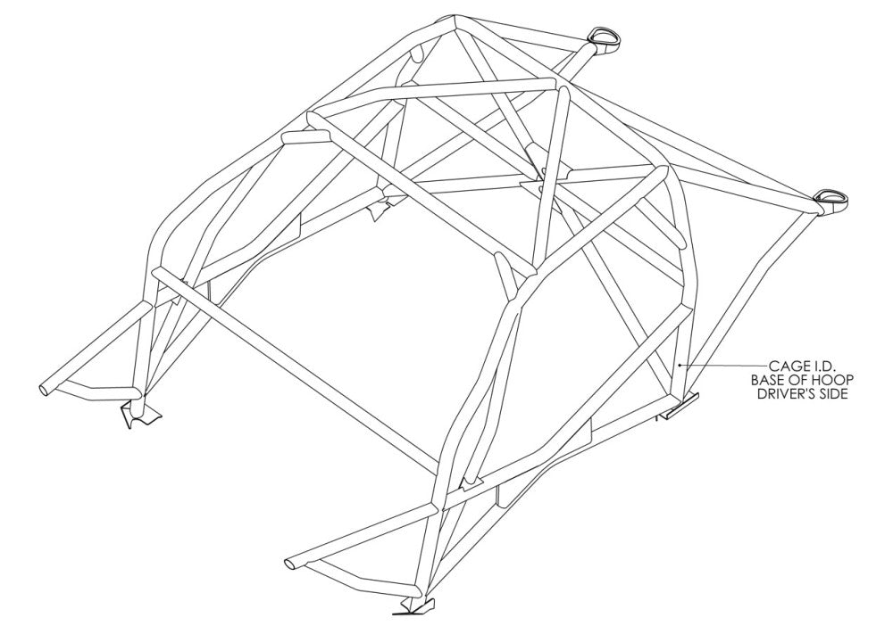 SUBARU BRZ ZD8 Gen 2 Internationaler Multipoint T45 Überrollkäfigsatz
