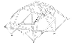 SUBARU Impreza GVB GrpN International Multipoint T45 Überrollkäfigsatz. FIA-zertifiziert