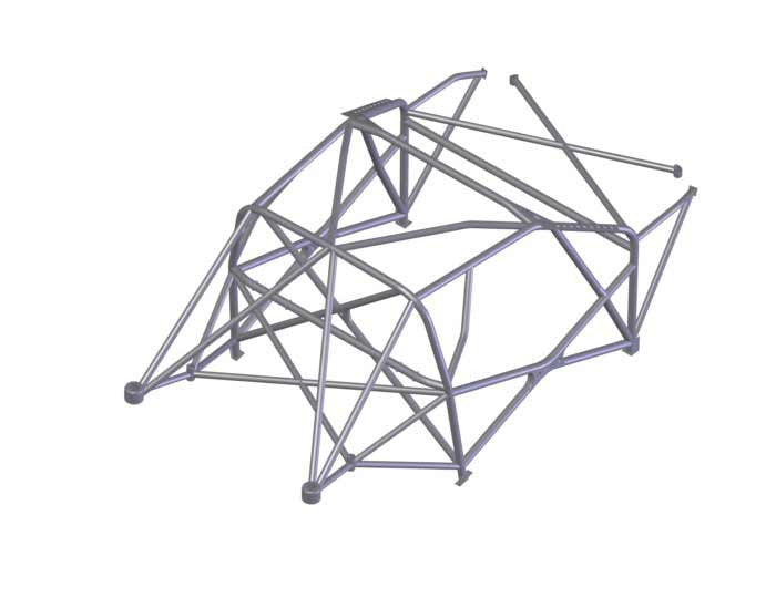 SUBARU Impreza GVB R4 International Multipoint T45 Überrollkäfigsatz. FIA-zertifiziert