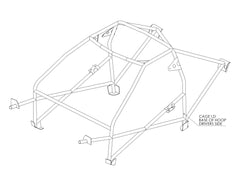 SUBARU Legacy Factory Style Historic T45 Überrollkäfig-Kit. MS UK konform zu Anhang K