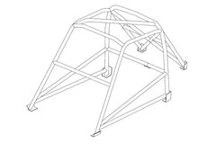 TRIUMPH TR4 Historic T45 roll cage kit. MS UK Compliant to Appendix K