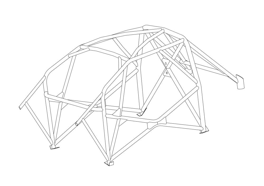 VAUXHALL Adam International Multipoint T45 roll cage kit. FIA Certificated