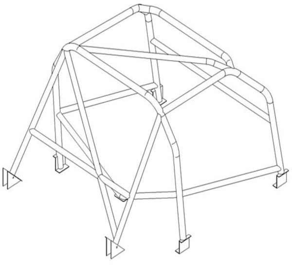 VAUXHALL Chevette Multipoint CDS roll cage kit