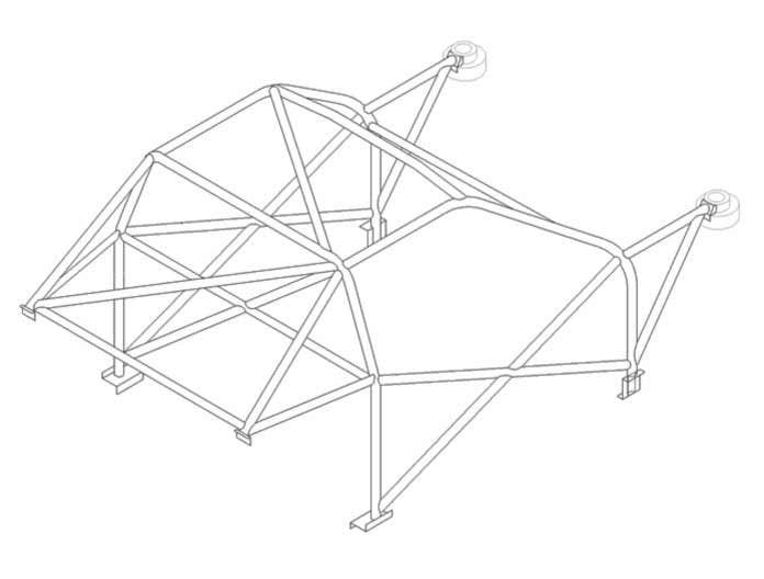 VOLKSWAGEN Corrado Multipoint T45 Überrollkäfigsatz