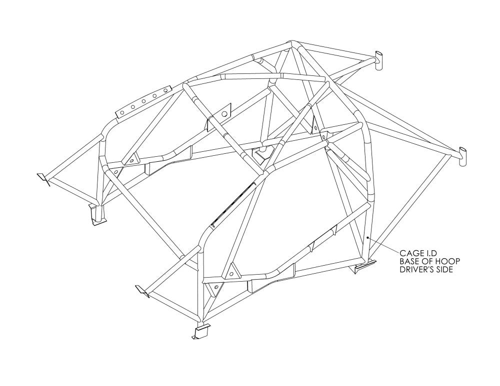 VOLKSWAGEN Golf Mk7 Multipoint T45 Überrollkäfigsatz FIA Zertifiziert